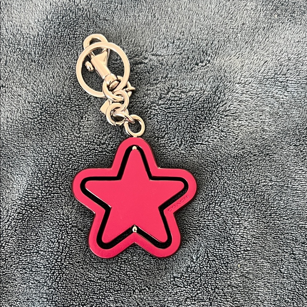 Coach Rotation Star Keychain Bag Charm